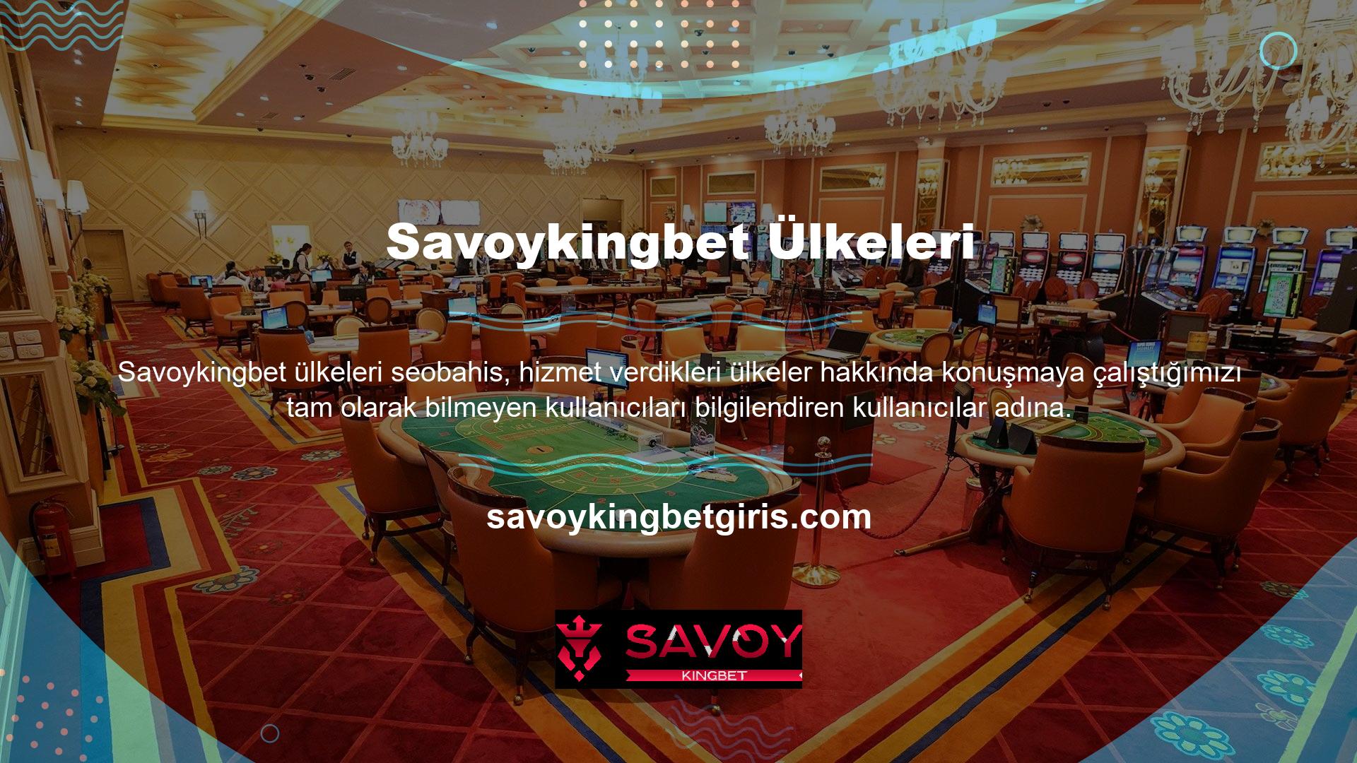 Başka bir deyişle, bu yaygın Savoykingbet sadece Türkiye'nin bir fonksiyonu olduğunu düşünüyorsanız bu yanlıştır
